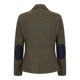 TPSTZ71 - Blazer de tweed verde oliva para mujer