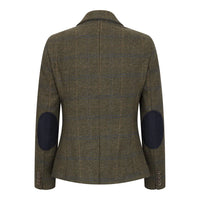 TPSTZ71 - Blazer de tweed verde oliva para mujer