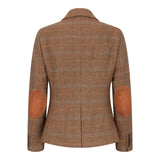 TPSTZ73 - Blazer de tweed marrón roble para mujer