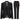 TPW-13 - Traje de tres piezas liso negro para mujer