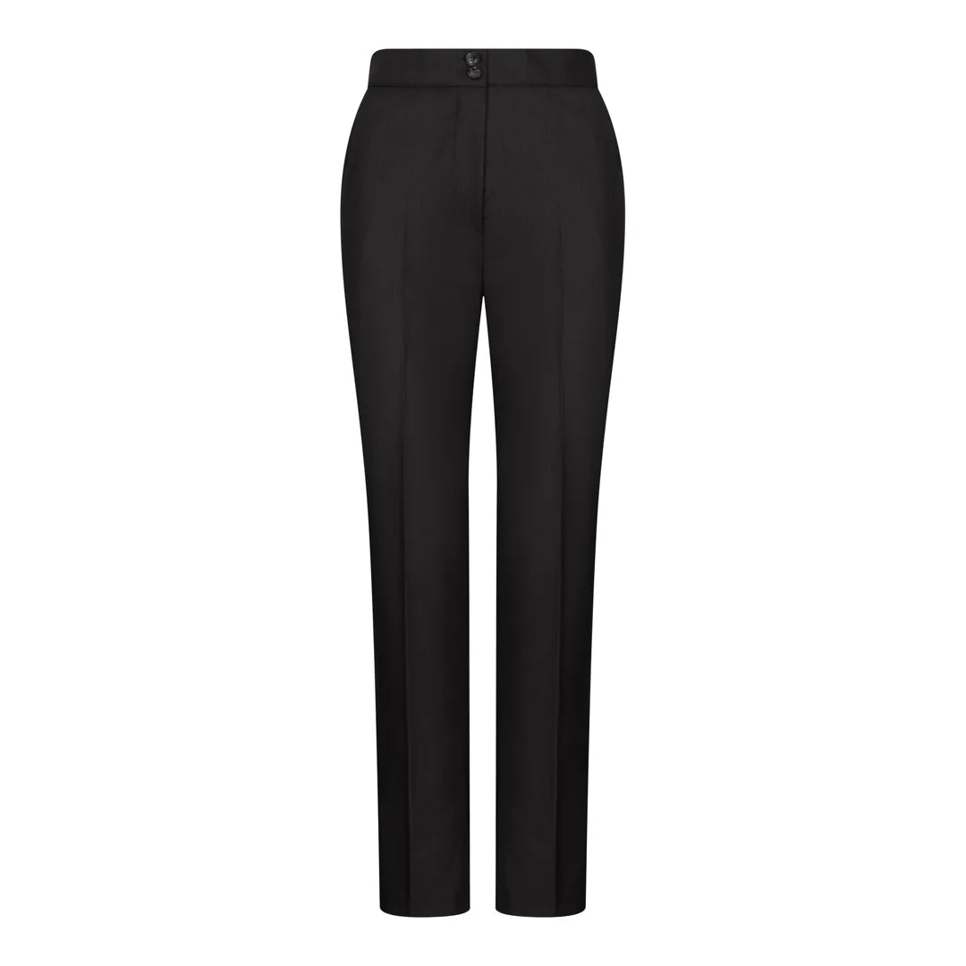 TPW-13 - Traje de tres piezas liso negro para mujer