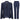 TPW-14 - Traje de tres piezas azul marino liso para mujer