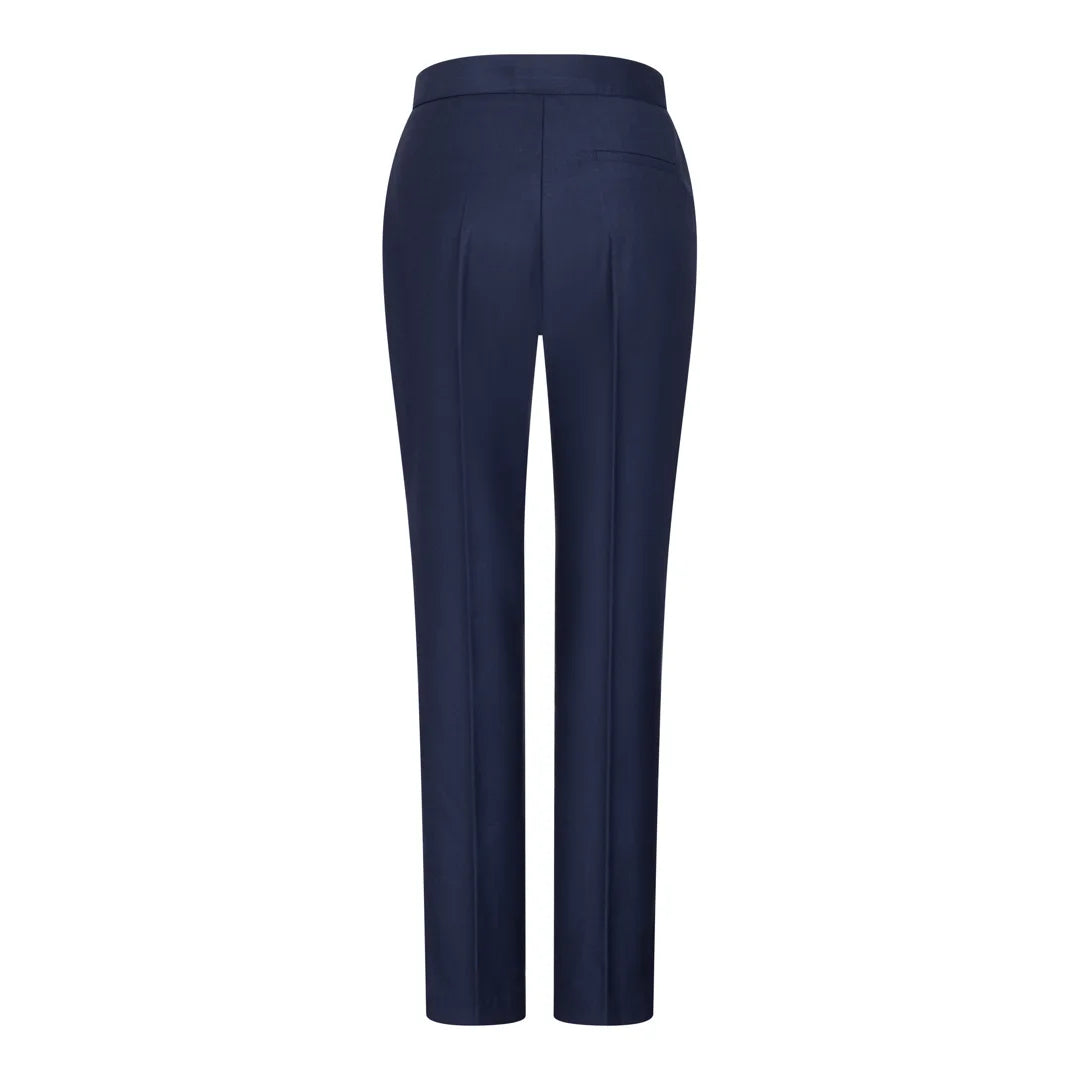 TPW-14 - Traje de tres piezas azul marino liso para mujer