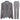 TPW-15 - Traje de tres piezas gris liso para mujer