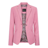 TP-16 - Traje de tres piezas liso rosa para mujer