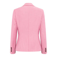 TP-16 - Traje de tres piezas liso rosa para mujer