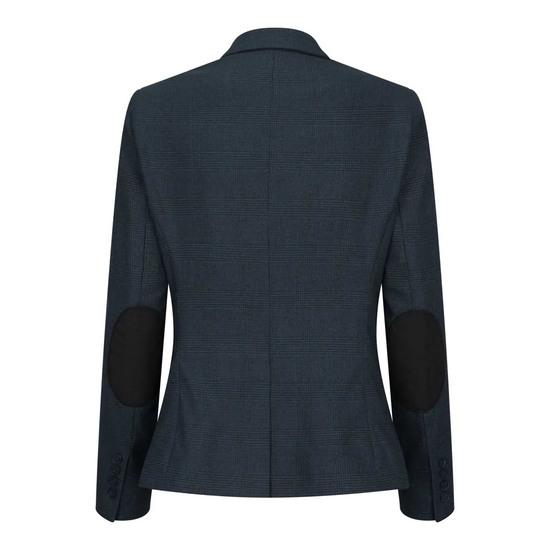 TPW53 - Traje de tres piezas verde con estampado Príncipe de Gales para mujer