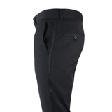 Pantalones de esmoquin negros para hombre, ideales para bodas, graduaciones y ocasiones especiales. Rayas de satén.