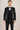Traje de boda de tres piezas para hombre AK-26, de terciopelo negro con solapas de satén.