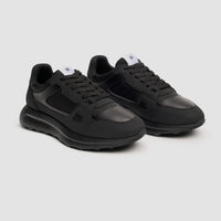 Albany - Zapatillas deportivas casuales de malla transpirable para hombre, color negro.