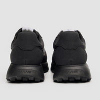Albany - Zapatillas deportivas casuales de malla transpirable para hombre, color negro.