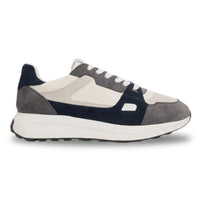 Albany - Zapatillas deportivas casuales de malla transpirable gris para hombre