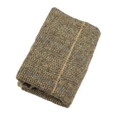 Albert - Pajarita de tweed marrón con estampado de espiga para hombre