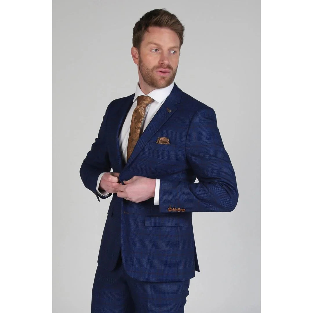 Alex - Blazer azul marino para hombre