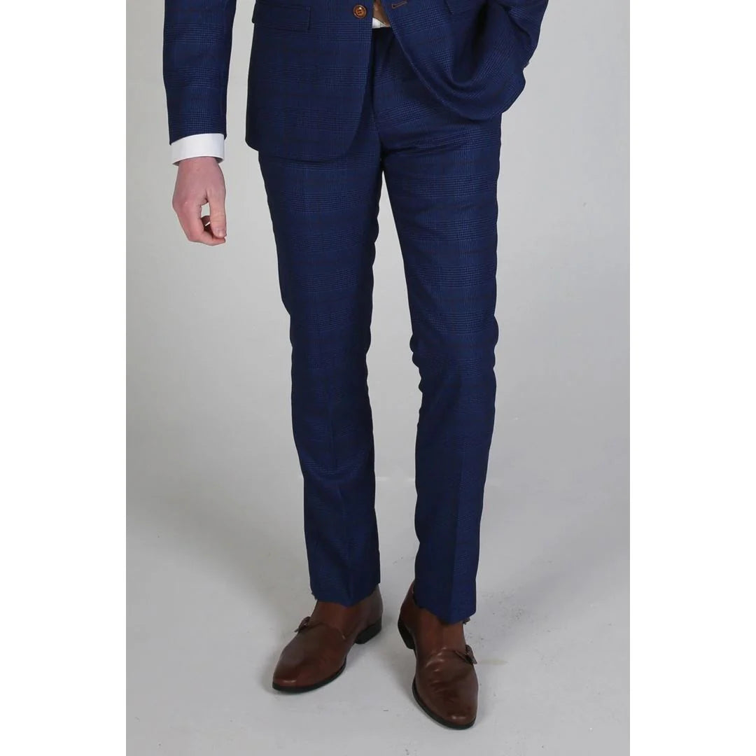 Alex - Pantalones azul marino para hombre