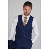 Alex - Chaleco azul marino para hombre