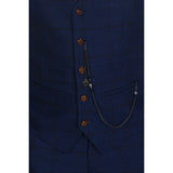Alex - Chaleco azul marino para hombre