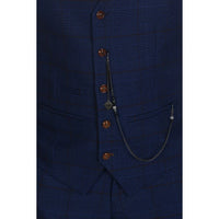 Alex - Chaleco azul marino para hombre