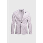 Alvari - Blazer de lino gris para hombre, ideal para el verano.