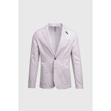 Alvari - Blazer de lino gris para hombre, ideal para el verano.