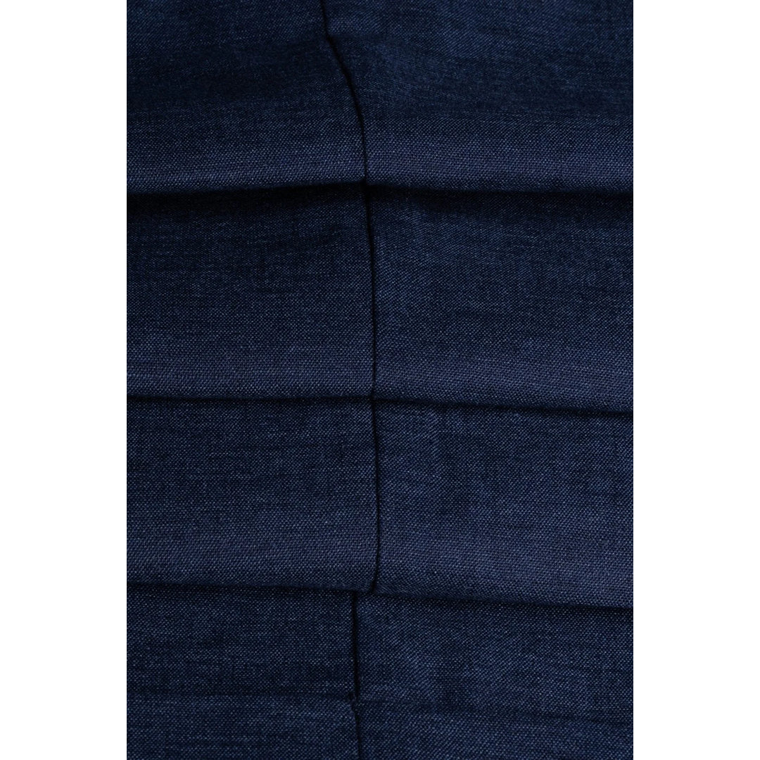 Alvari - Blazer de verano de lino azul marino para hombre