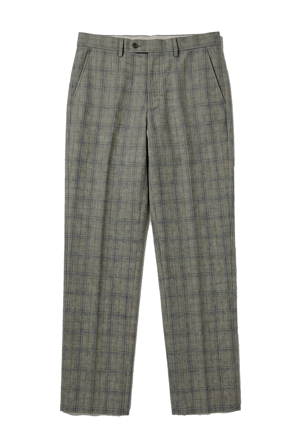 Andrew - Pantalones grises a cuadros para hombre