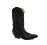 Botas vaqueras para hombre, puntiagudas, negras y marrones, de Arizona, de cuero auténtico, estilo western cubano.