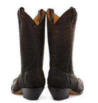 Botas vaqueras para hombre, puntiagudas, negras y marrones, de Arizona, de cuero auténtico, estilo western cubano.