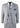Traje de verano de 3 piezas para hombre, gris a cuadros, azul y negro, corte entallado, clásico, para bodas y ocasiones formales.