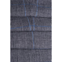 Arriga - Chaleco de cuadros grises y azules para hombre