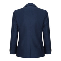 Traje de tres piezas de tweed azul marino para niño, estilo clásico de boda elegante y formal de los años 20.