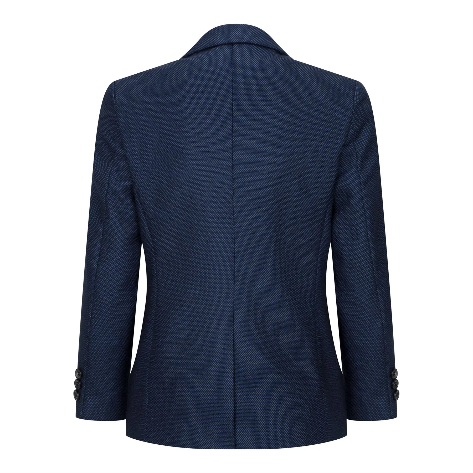 Traje de tres piezas de tweed azul marino para niño, estilo clásico de boda elegante y formal de los años 20.