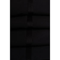 Aspen - Blazer de esmoquin negro liso para hombre