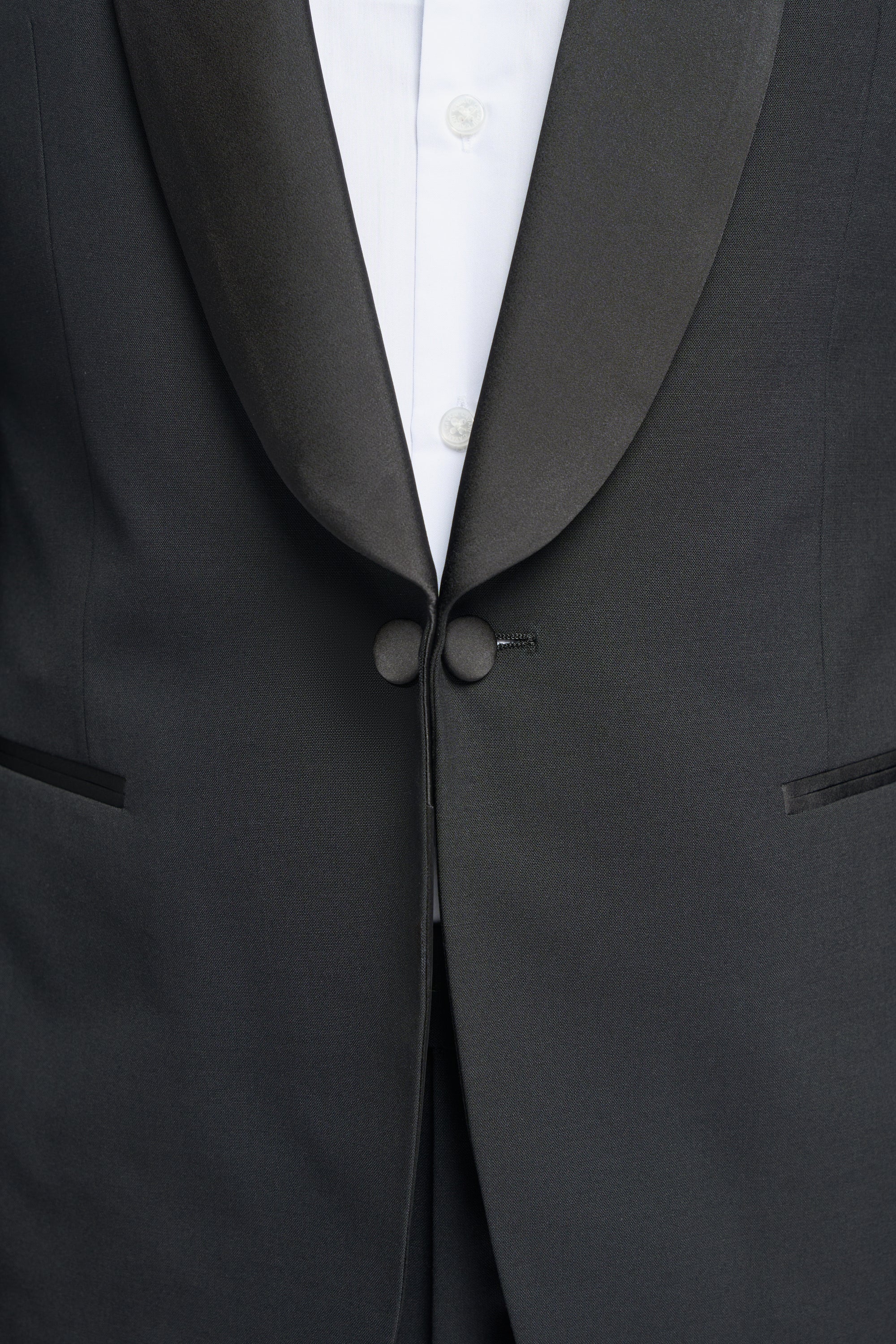 Aspen - Traje de esmoquin negro de dos piezas para hombre, ideal para bodas.
