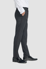 Aspen - Traje de esmoquin negro de dos piezas para hombre, ideal para bodas.