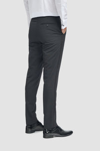Aspen - Traje de esmoquin negro de dos piezas para hombre, ideal para bodas.
