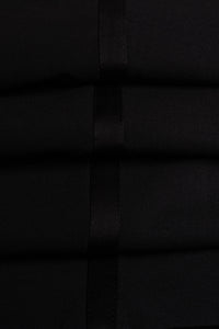 Aspen - Traje de esmoquin negro de dos piezas para hombre, ideal para bodas.