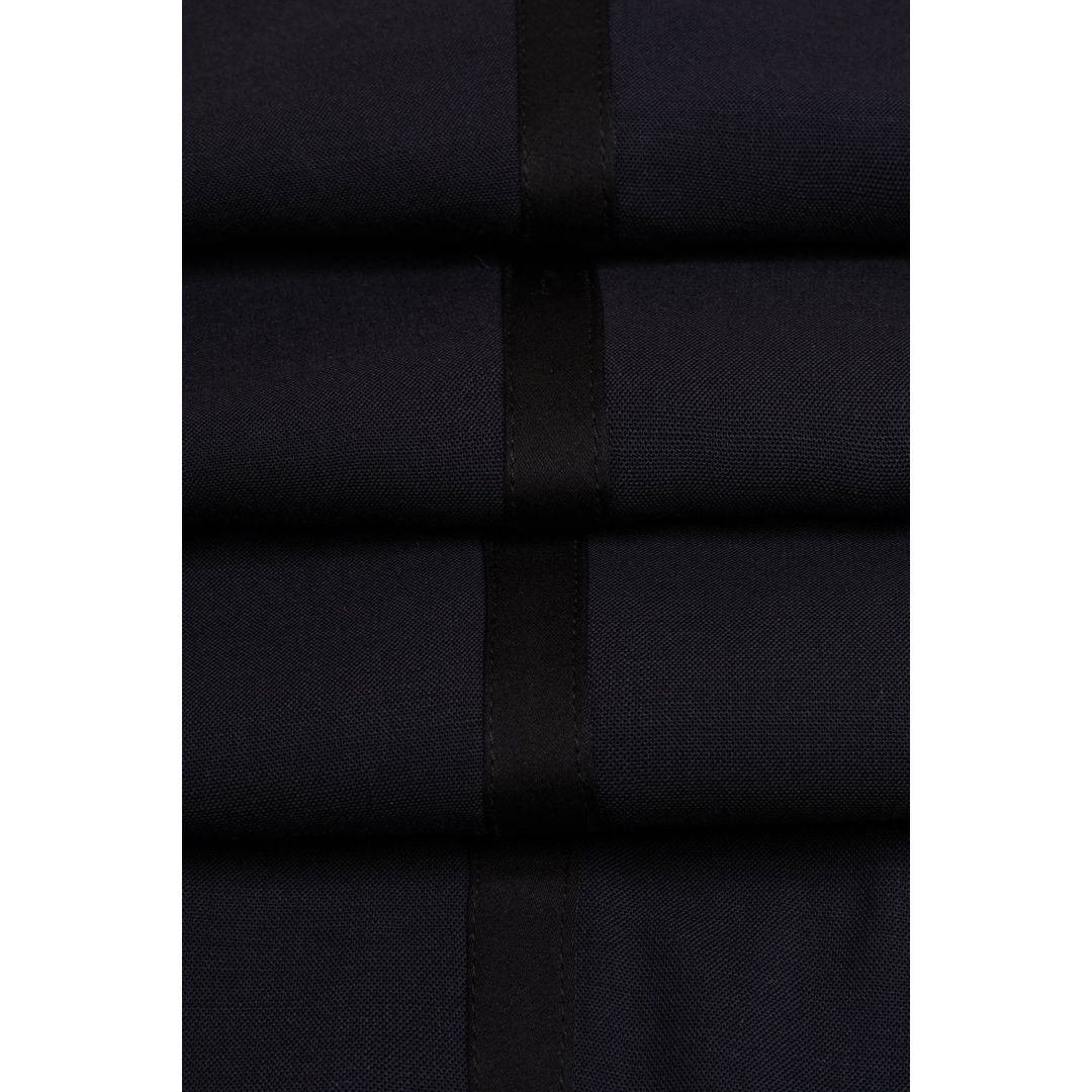 Aspen - Traje de boda de dos piezas azul marino para hombre