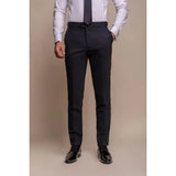 Aspen - Traje de boda de dos piezas azul marino para hombre