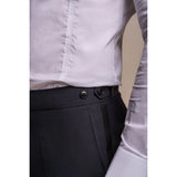 Aspen - Traje de boda de dos piezas azul marino para hombre