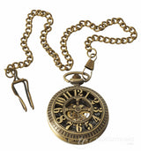 Reloj de bolsillo mecánico vintage Peaky Blinders - Dorado