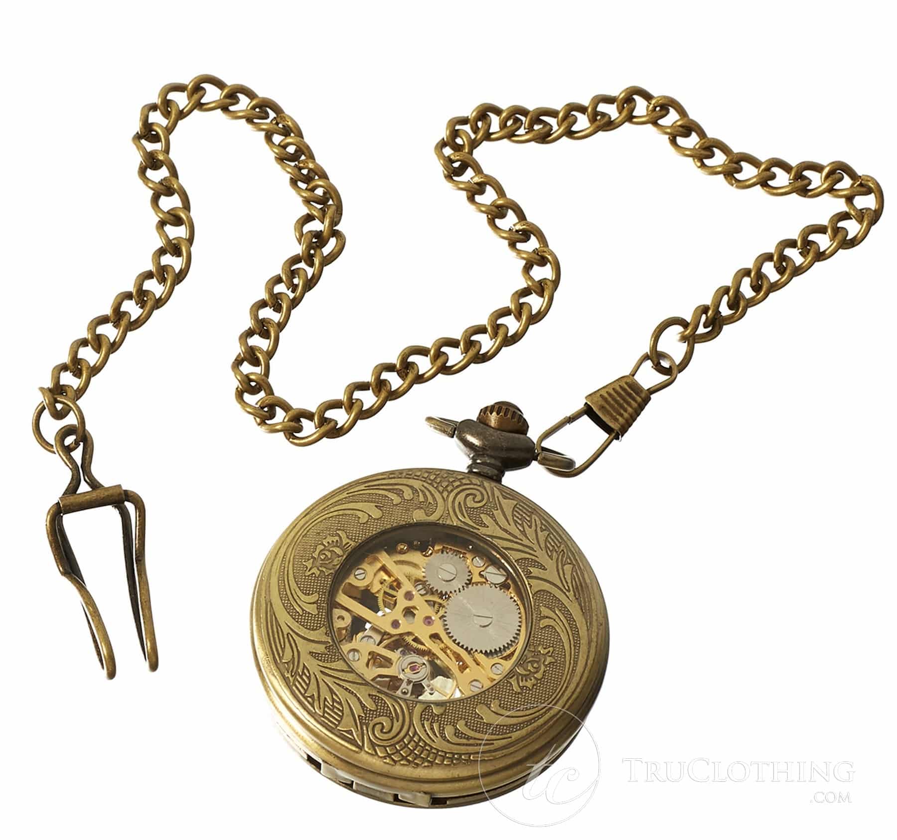 Reloj de bolsillo mecánico vintage Peaky Blinders - Dorado