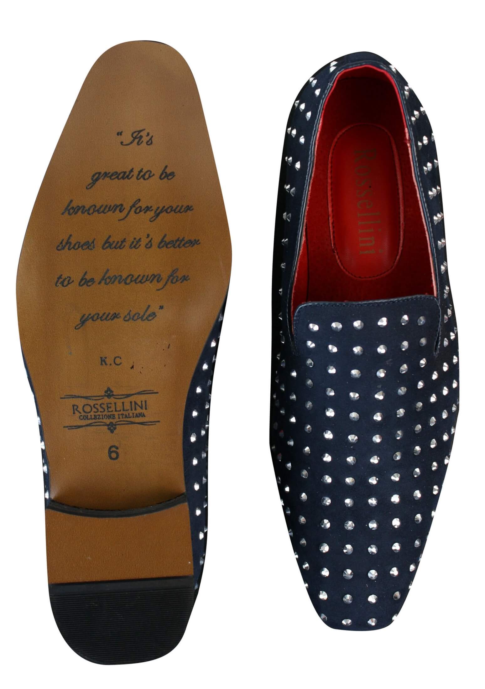 Zapatos mocasines de gamuza para hombre, sin cordones, con tachuelas plateadas, elegantes, informales, brillantes, para fiestas.