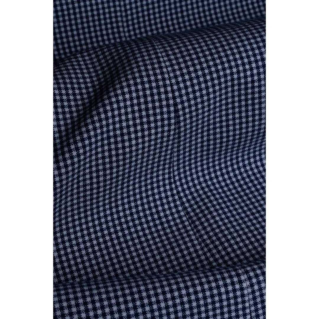 Baresi - Blazer de verano para hombre a cuadros azules