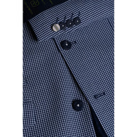 Baresi - Blazer de verano para hombre a cuadros azules