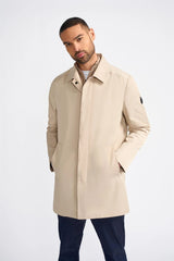 Barracuda - Gabardina clásica ligera para hombre, color beige