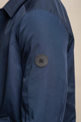 Barracuda - Gabardina clásica ligera para hombre, color azul marino