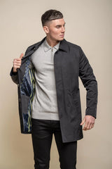 Barracuda - Gabardina clásica ligera para hombre