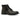 Beau - Botas Chelsea de piel negra con cordones y cremallera lateral para hombre