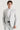 Belmont - Blazer plateado de corte sastre para hombre